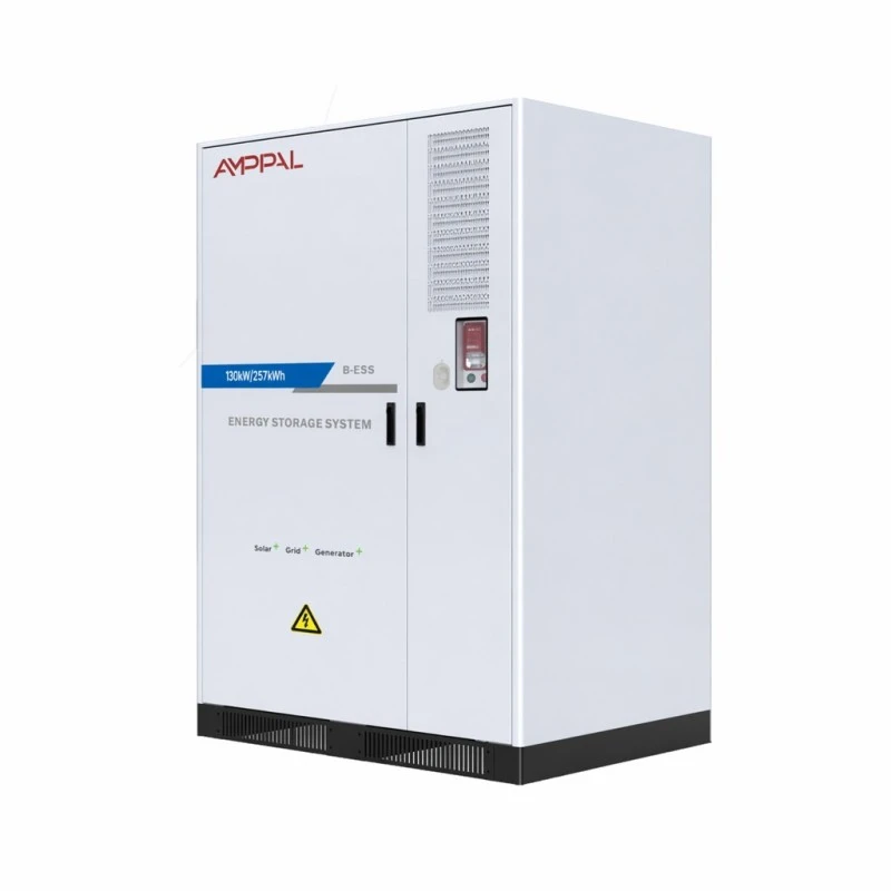 130 kW tööstusliku aku energiasalvestussüsteem tehase energia haldamiseks