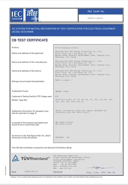 Certificates